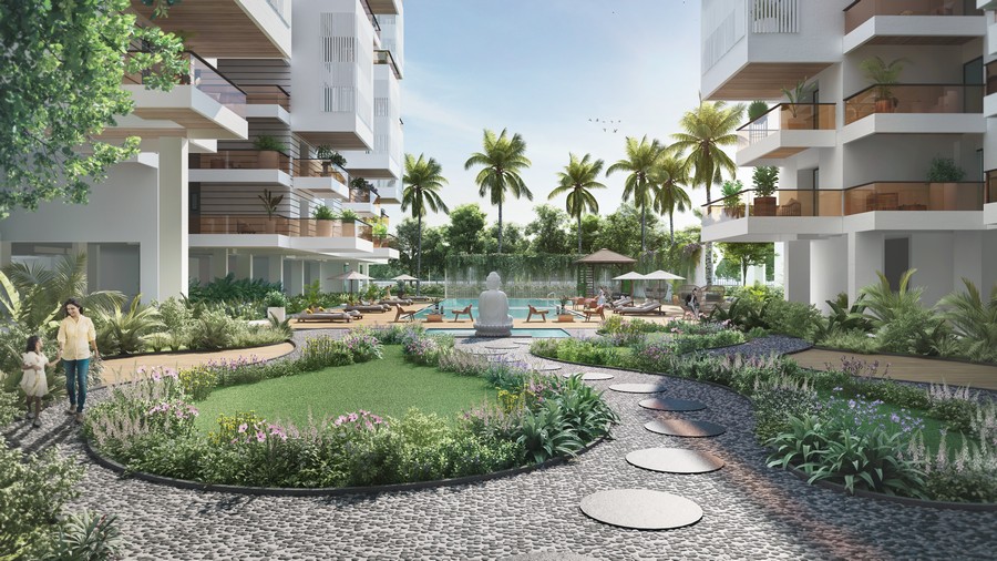 luxury apartments complex